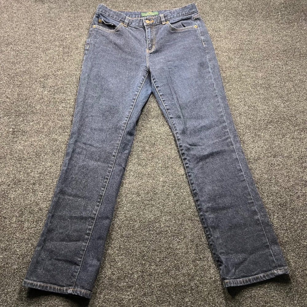 Lauren Ralph Lauren Modern Slim Jeans Womens 6 Dark Wash Denim LRL 2745
